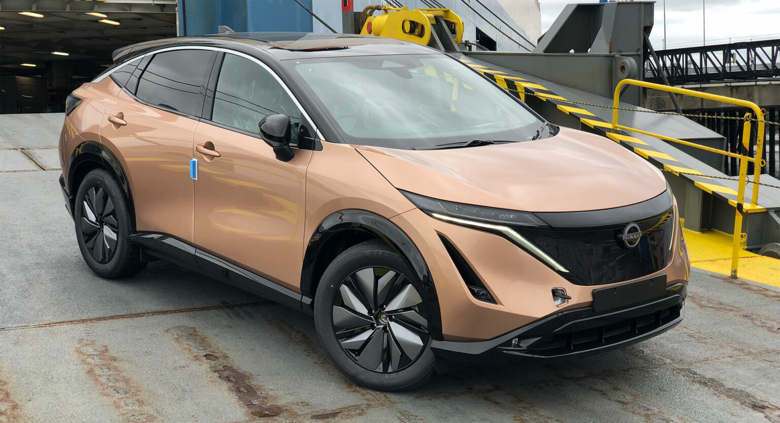 All-electric Nissan Ariya Lands On British Soil Before Customer 