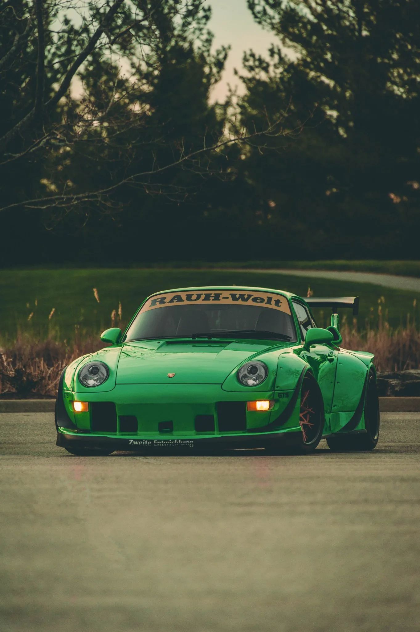 Take Over Your Local Streets In This Bright Green RWB Porsche 911 ...