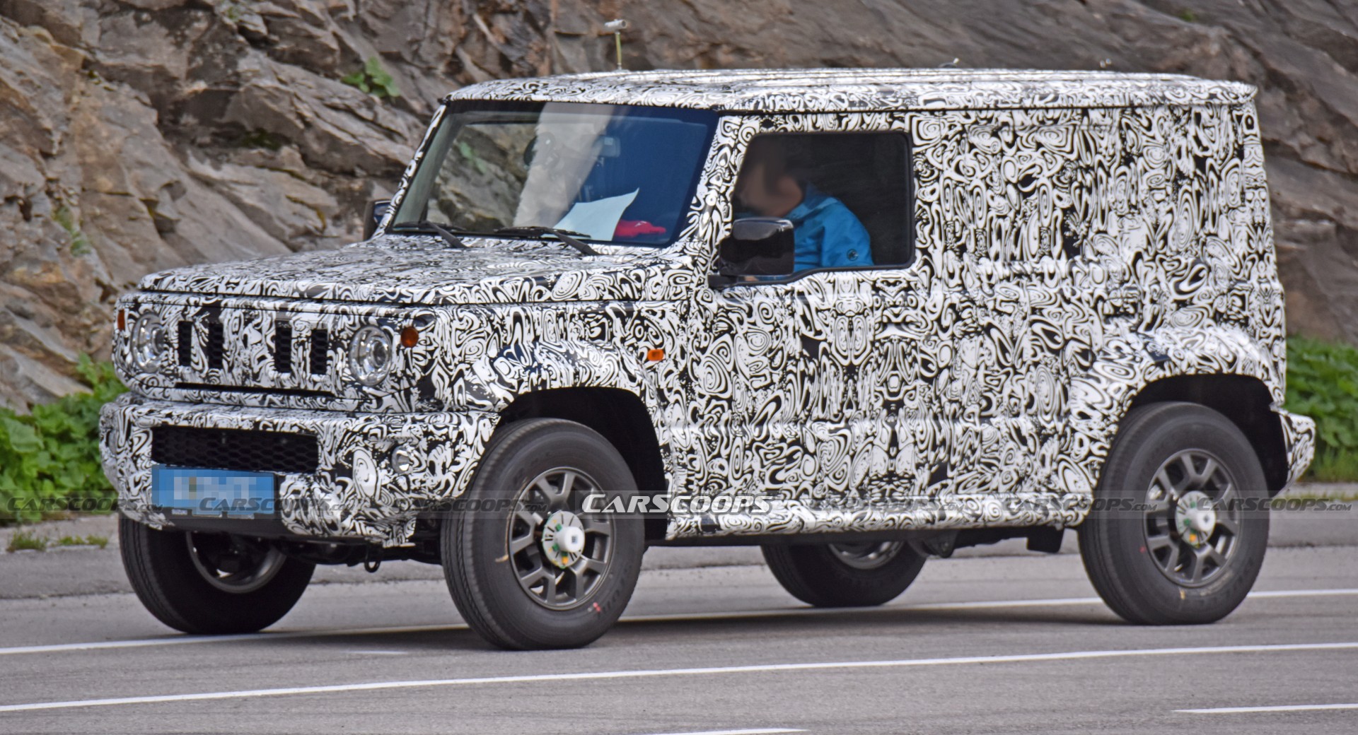 New Suzuki Jimny 5Door Prototype Spotted In Europe, Could Get A Hybrid Powertrain Carscoops