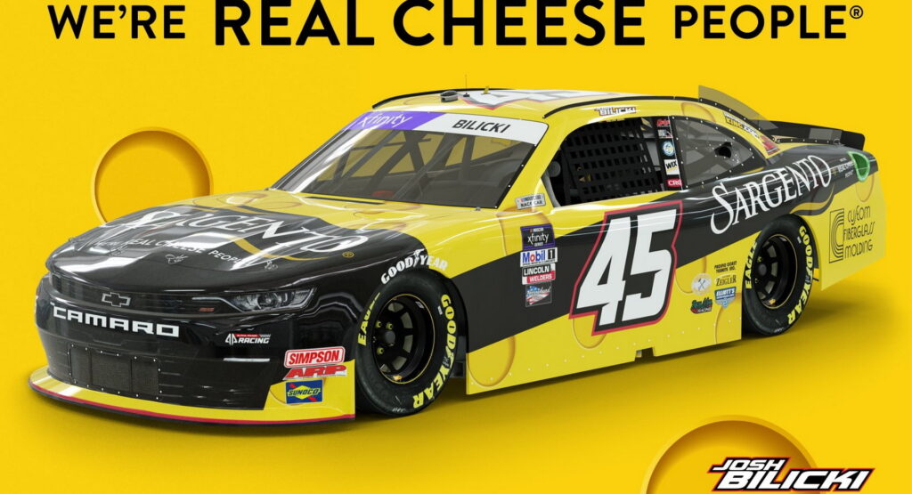  NASCAR Driver Who Ran Into Cheese Sign At Road America Gets Sponsored By Sargento