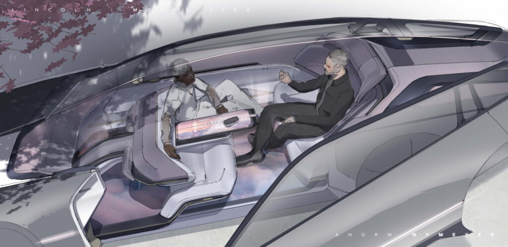 Lincoln Model L100 Concept Is A Futuristic Look At An Autonomous ...