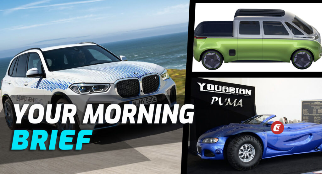  BMW’s Hydrogen Plans, VW ID.Buzz Pickup, And What’s The Ugliest American Car?: Your Morning Brief