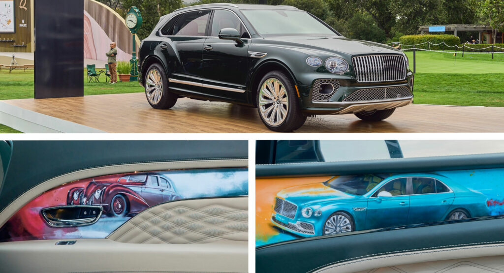  Bentley Bentayga EWB Mulliner Gallery Debuts As A Mobile Art Show