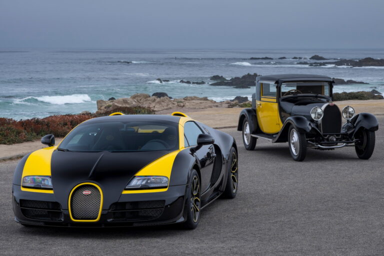 The History Of Black And Yellow Bugattis Stretches Back To Ettore ...