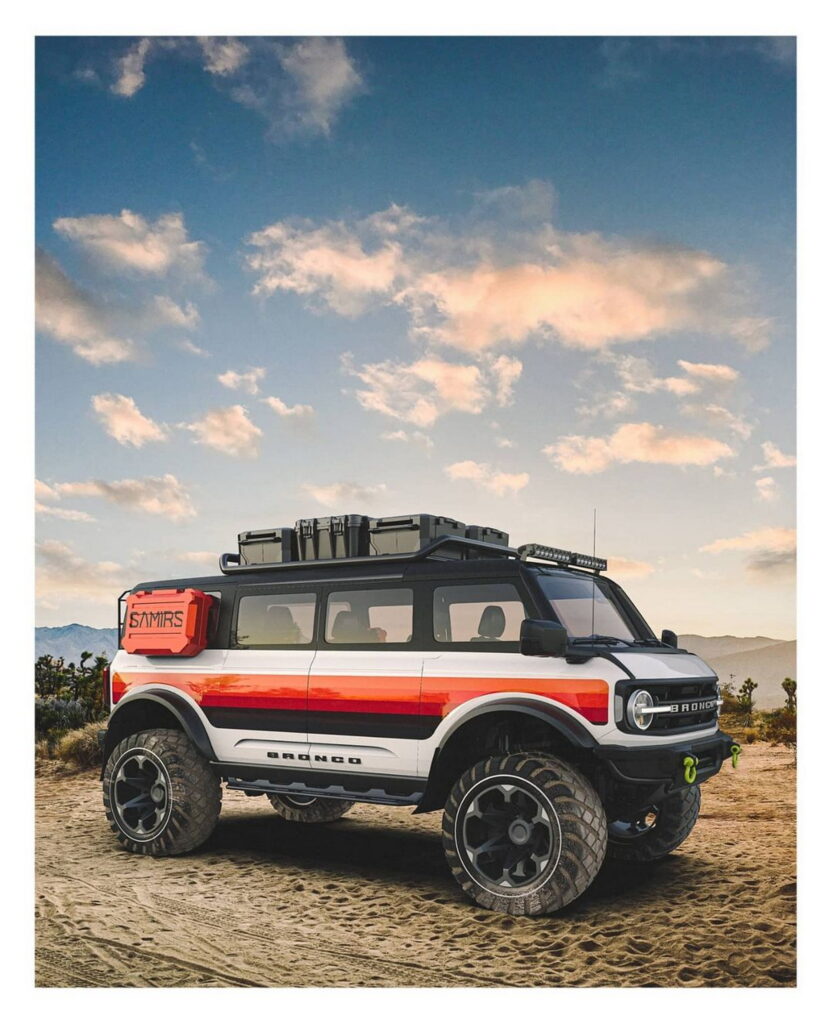 Digitally Modified Ford Bronco Imagines The Off-Road SUV As A Cab ...