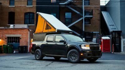 Go Overlanding With This $7,700 Pop-Up Tent For The Ford Maverick ...