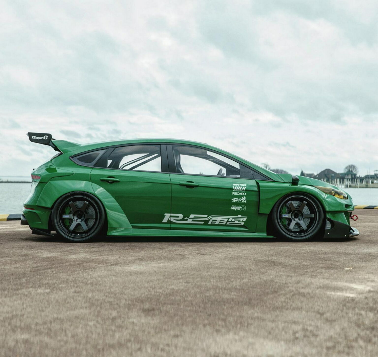 This Digital-Only Rotary-Swapped Ford Focus RS Was Inspired By A Mazda ...