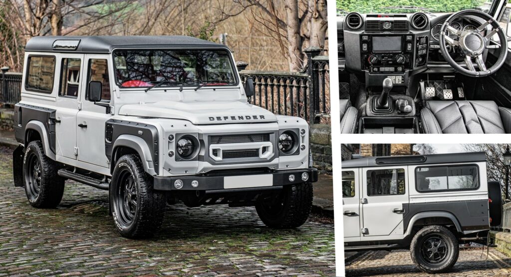 som het spoor natuurkundige Land Rover Defender 110 Wide-Track By Chelsea Truck Company Looks Like It  Could Star In Transformers | Carscoops