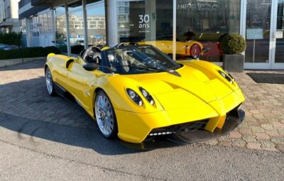 Can’t Find A Pagani Utopia Build Slot? Buy This Yellow Huayra Roadster ...