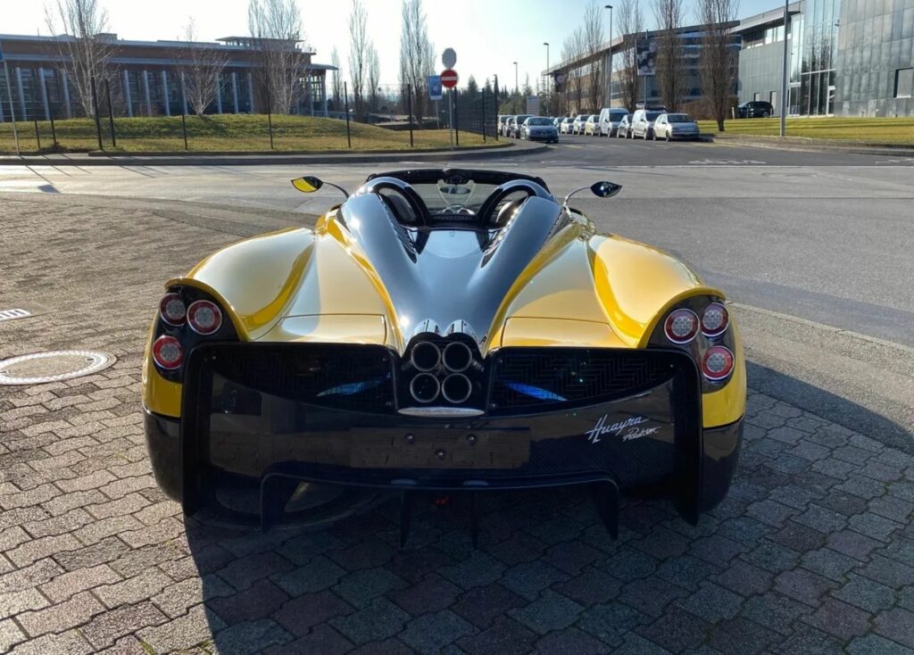 Can’t Find A Pagani Utopia Build Slot? Buy This Yellow Huayra Roadster ...