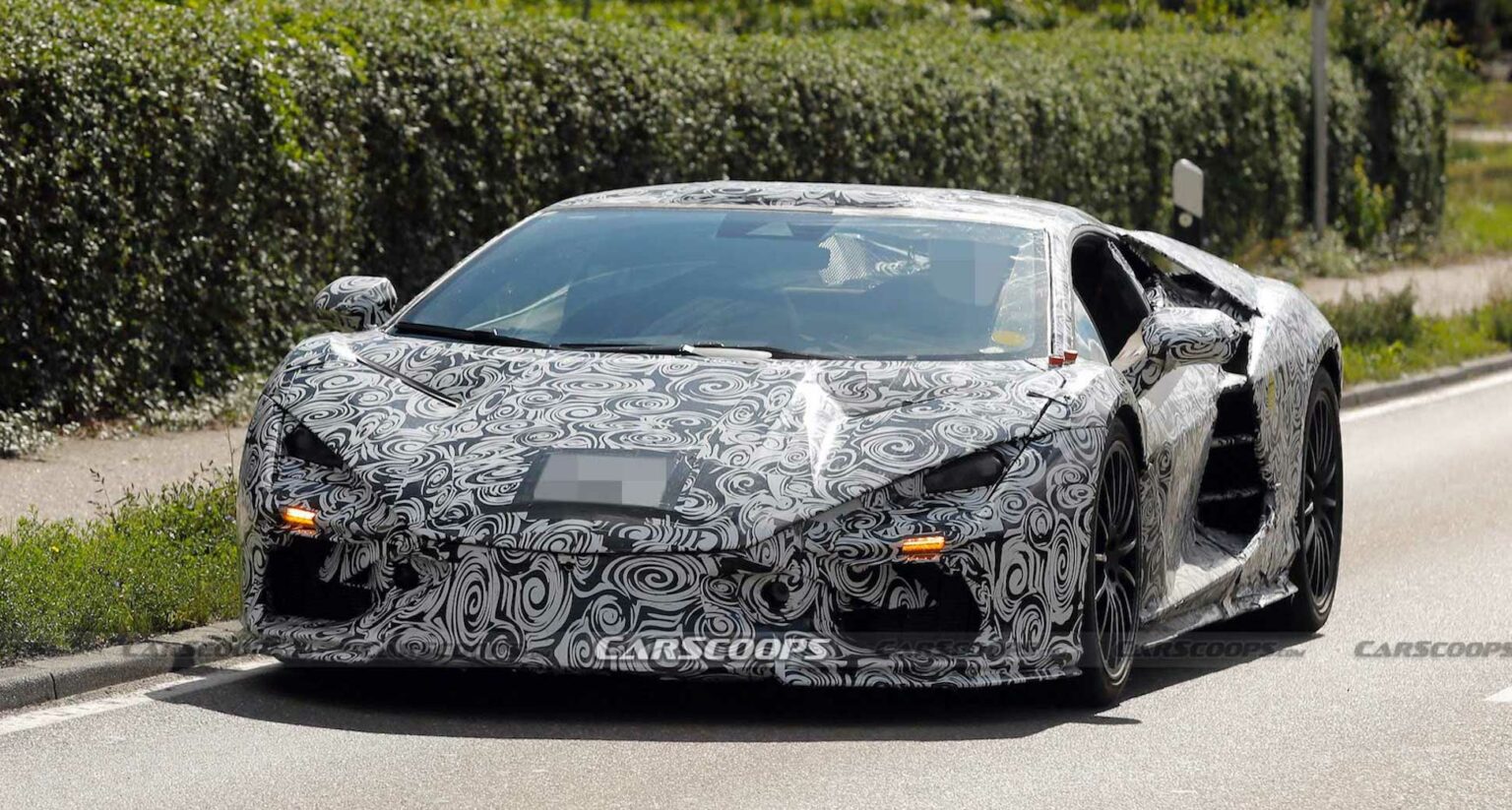 2024 Aventador Successor Prototype Breaks Down, Spy