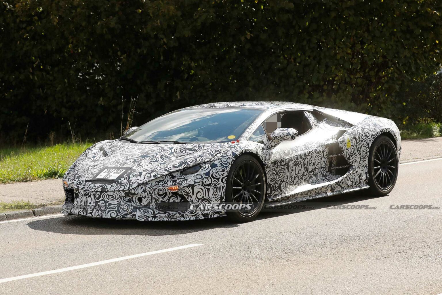 2024 Aventador Successor Prototype Breaks Down, Spy