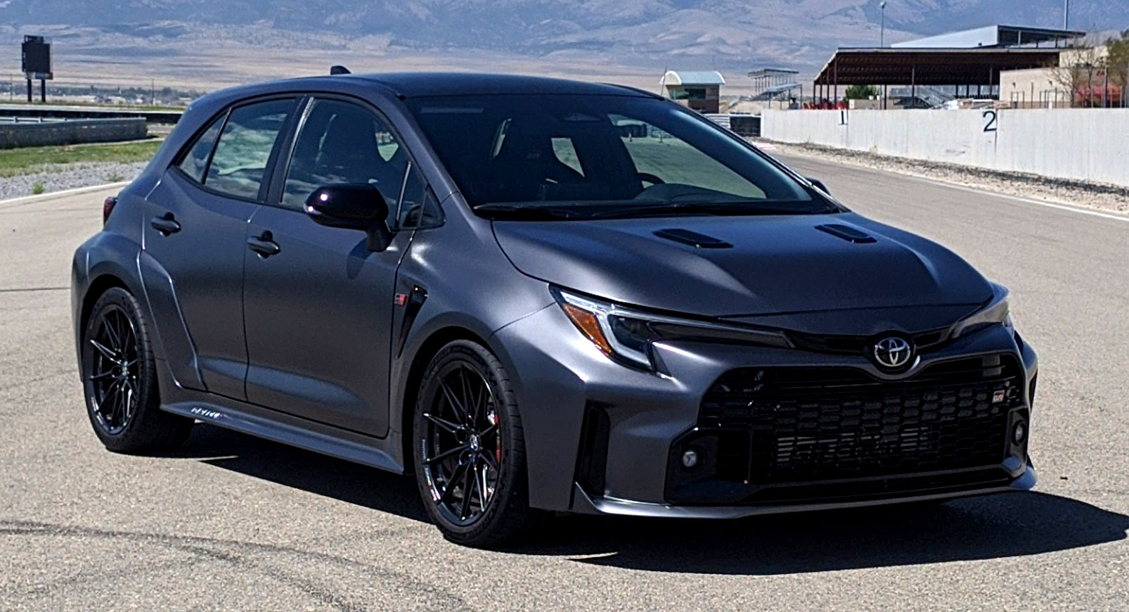 We're driving the 2023 Toyota GR Corolla and here's how it sounds