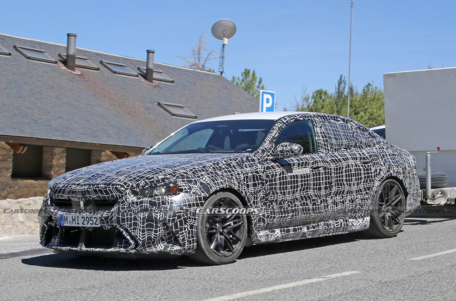 Get A Look At The 2024 BMW M5 Hybrid’s Air-Hungry New Bumper While ...