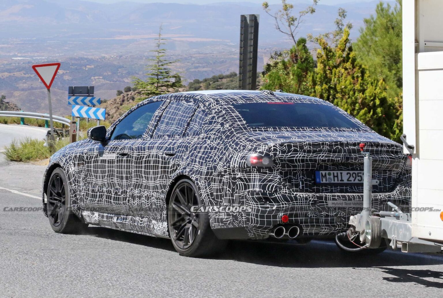 Get A Look At The 2024 BMW M5 Hybrid’s AirHungry New Bumper While