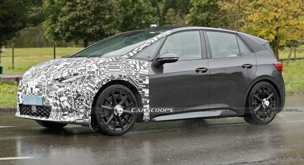  Cupra Born EV Spied, Looks Like It’s Getting An Early Facelift