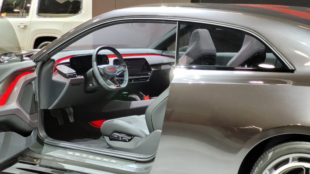Dodge Charger Daytona SRT EV Concept Leaves Door Open To Show Off 16