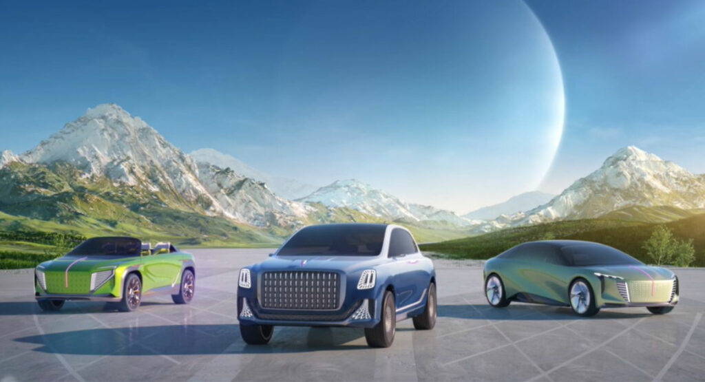  Hongqi Launches Three Bold Electric Concepts In Its New Metaverse