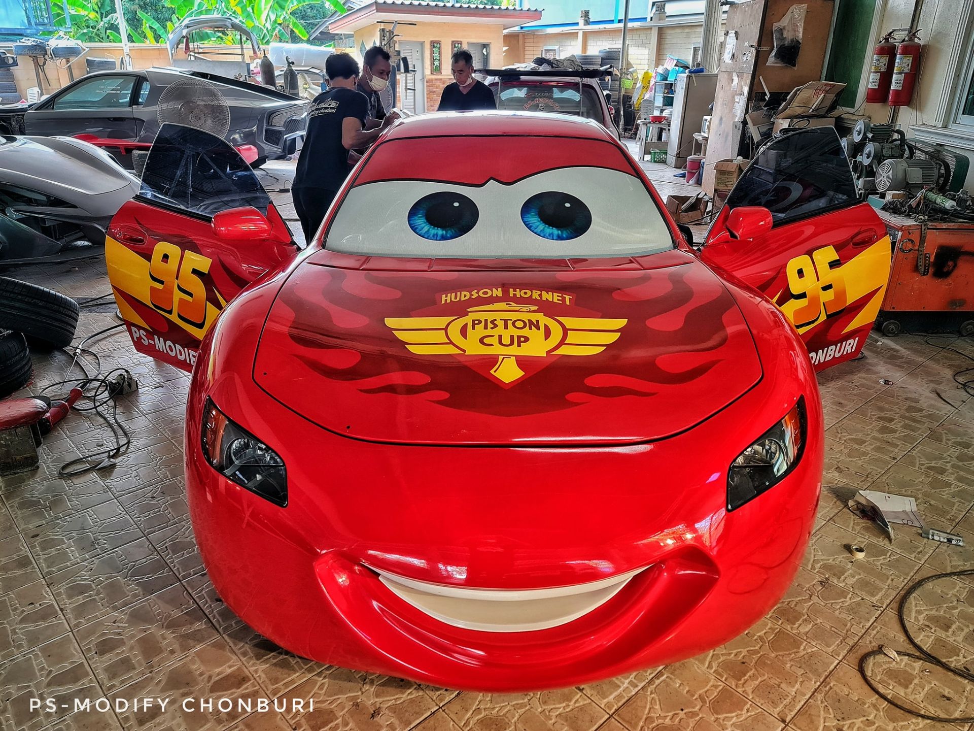 Thai Shop Builds Real-Life Replicas Of Lightning McQueen Based On The  Toyota Celica | Carscoops
