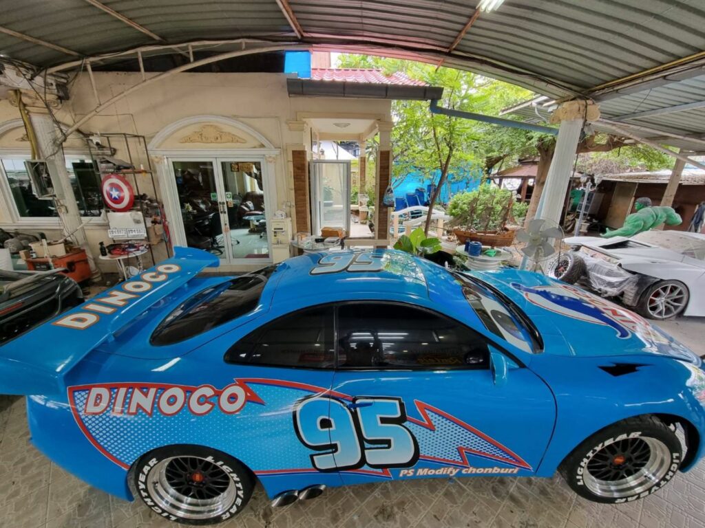 Thai Shop Builds Real-Life Replicas Of Lightning McQueen Based On