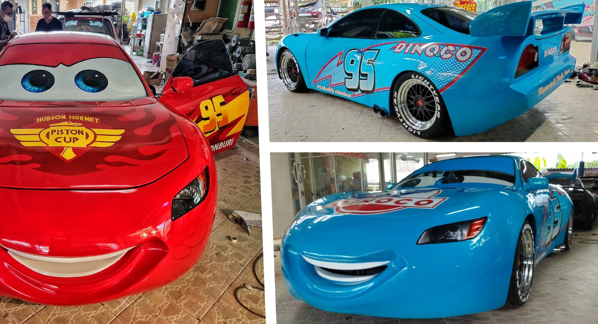 Thai Shop Builds Real-Life Replicas Of Lightning McQueen Based On The  Toyota Celica | Carscoops