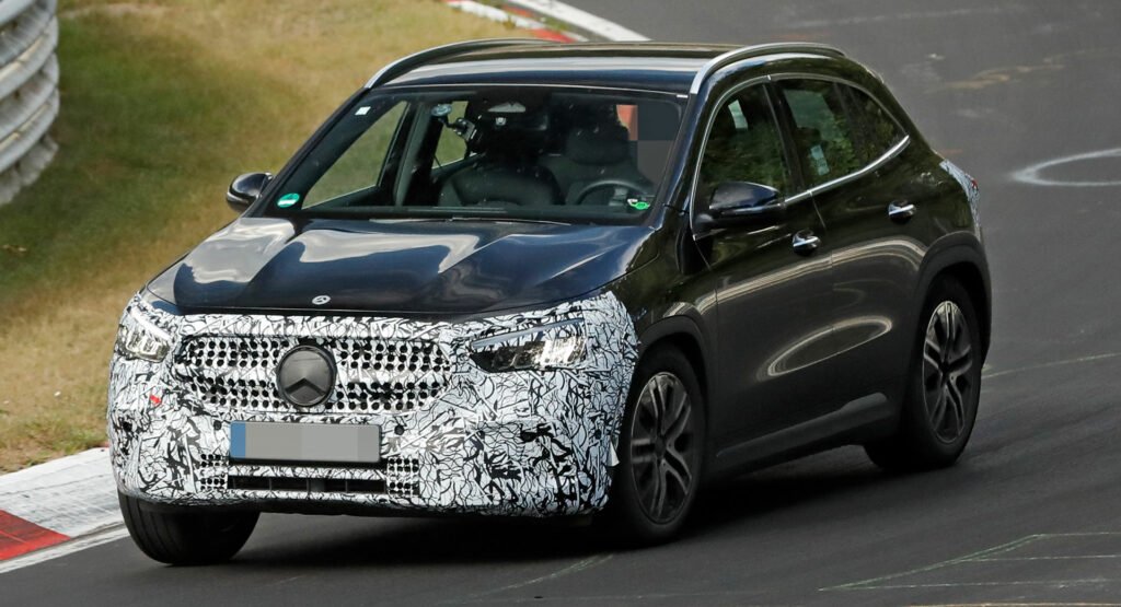  2023 Mercedes-Benz GLA Struts Its Facelifted Stuff At The ‘Ring