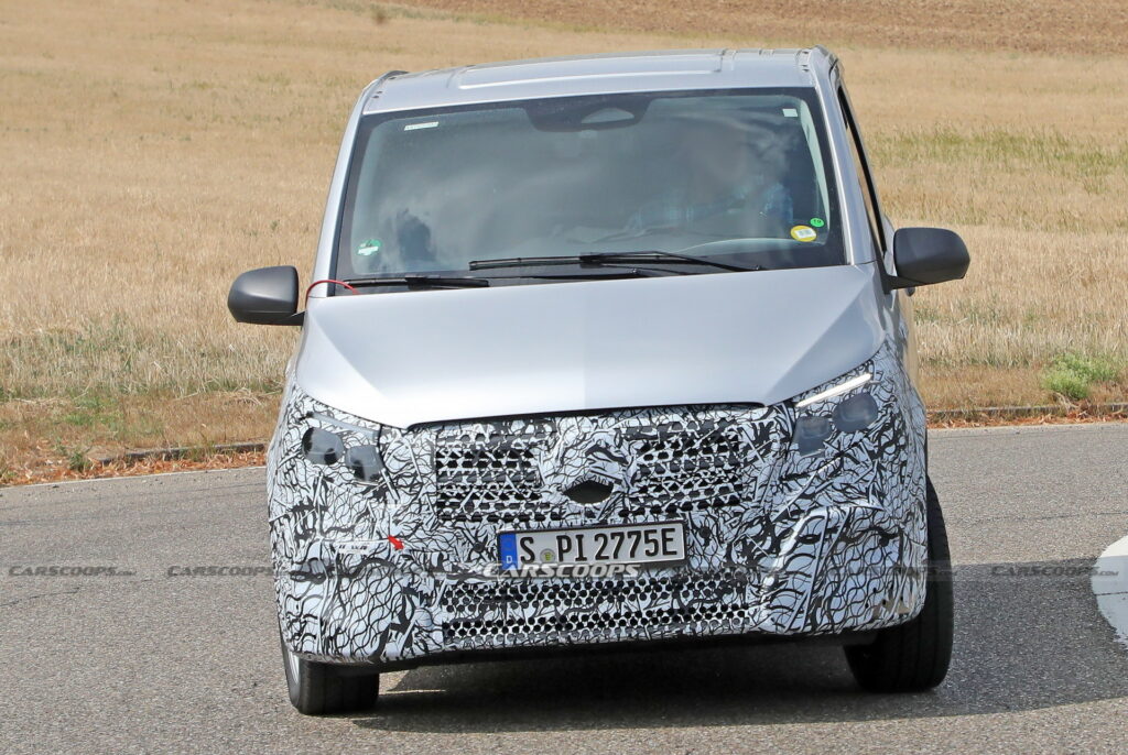 2024 Mercedes-Benz Vito Facelift Spied Hiding Its New Face | Carscoops