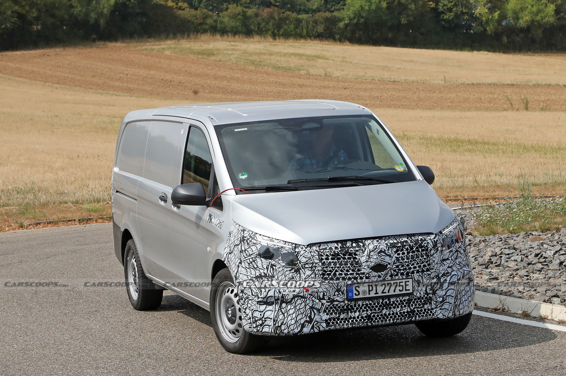 2024 Mercedes-Benz Vito Facelift Spied Hiding Its New Face | Carscoops