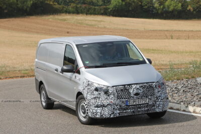 2024 Mercedes-Benz Vito Facelift Spied Hiding Its New Face | Carscoops