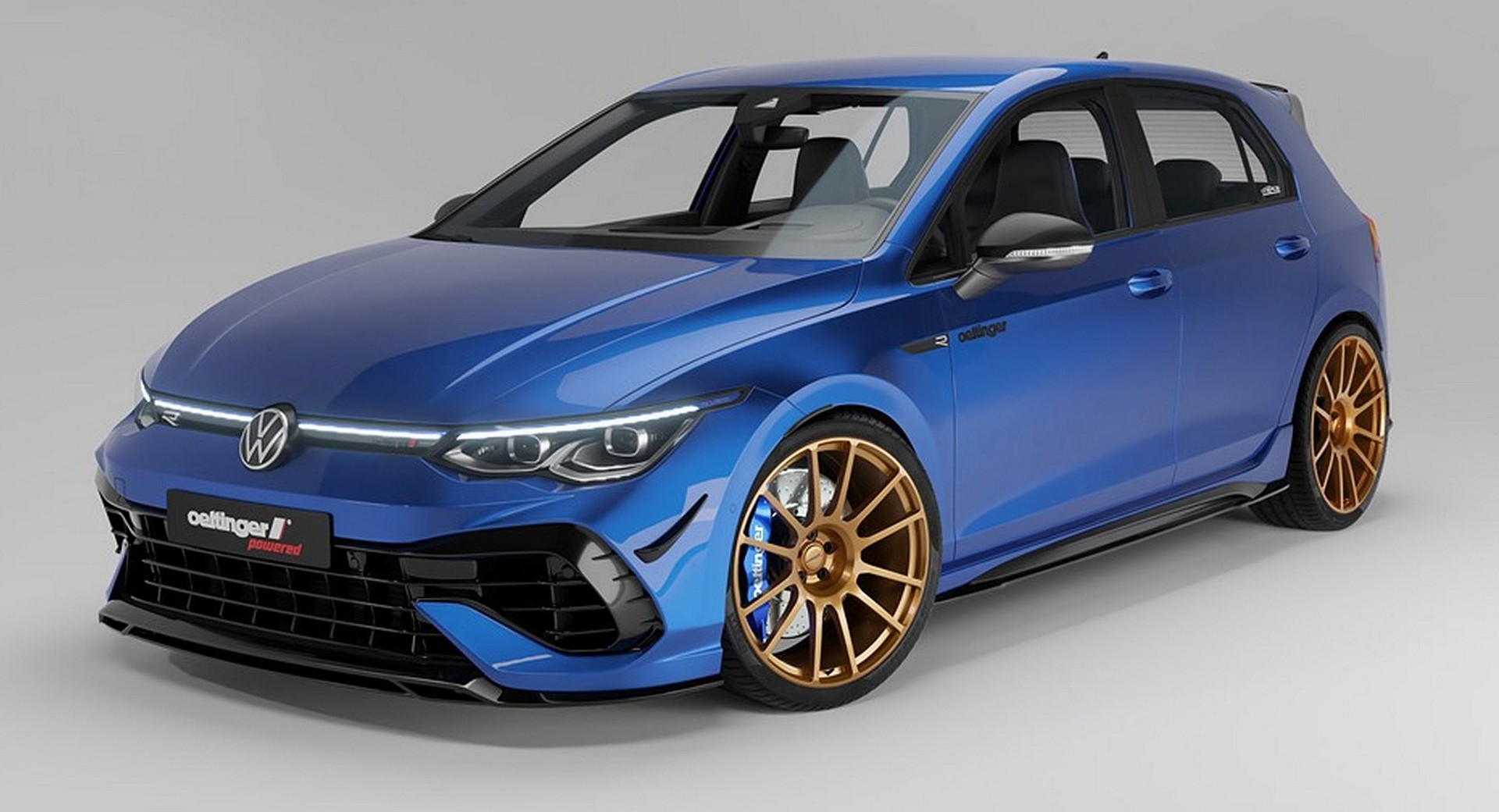 VW Golf R Spiced Up With Subtle Bodykit And Wheels By Oettinger