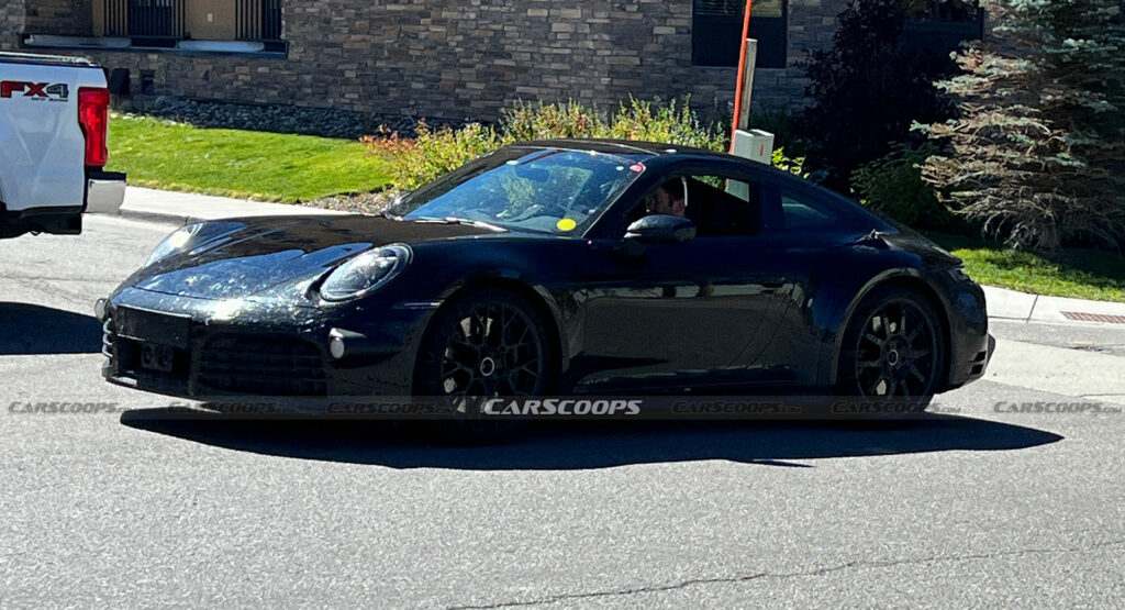 U Spy The Facelifted 2024 Porsche 911 Testing In Colorado | Carscoops