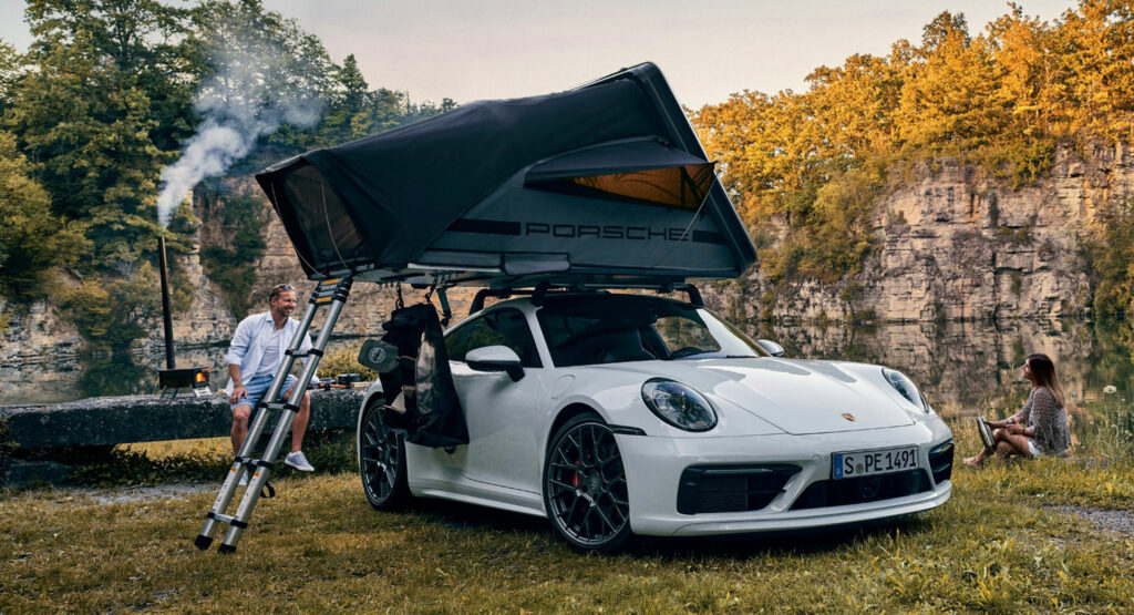  Porsche Wants 911 Owners To Use This Roof Tent For Their Adventures