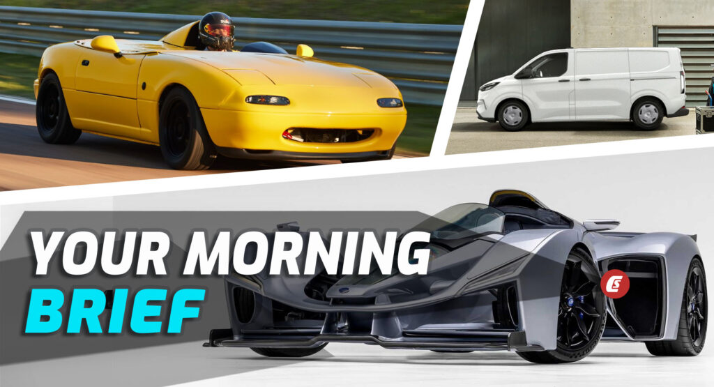  Delage D12 Speedster And F1, 2024 Ford Transit Custom, And A Single-Seater Mazda MX-5 NA: Your Morning Brief