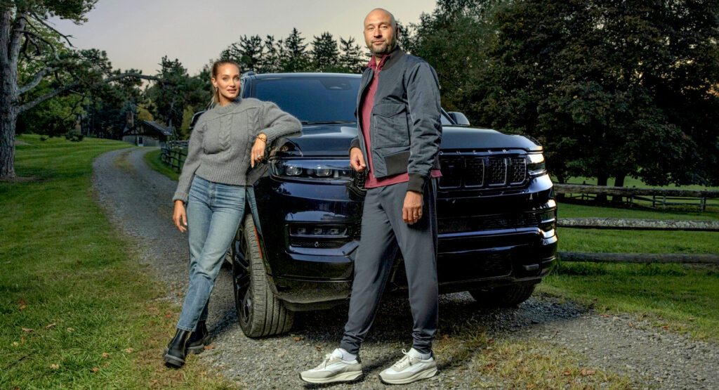  Jeep Enlists Derek And Hannah Jeter To Star In World Series Grand Wagoneer Spot