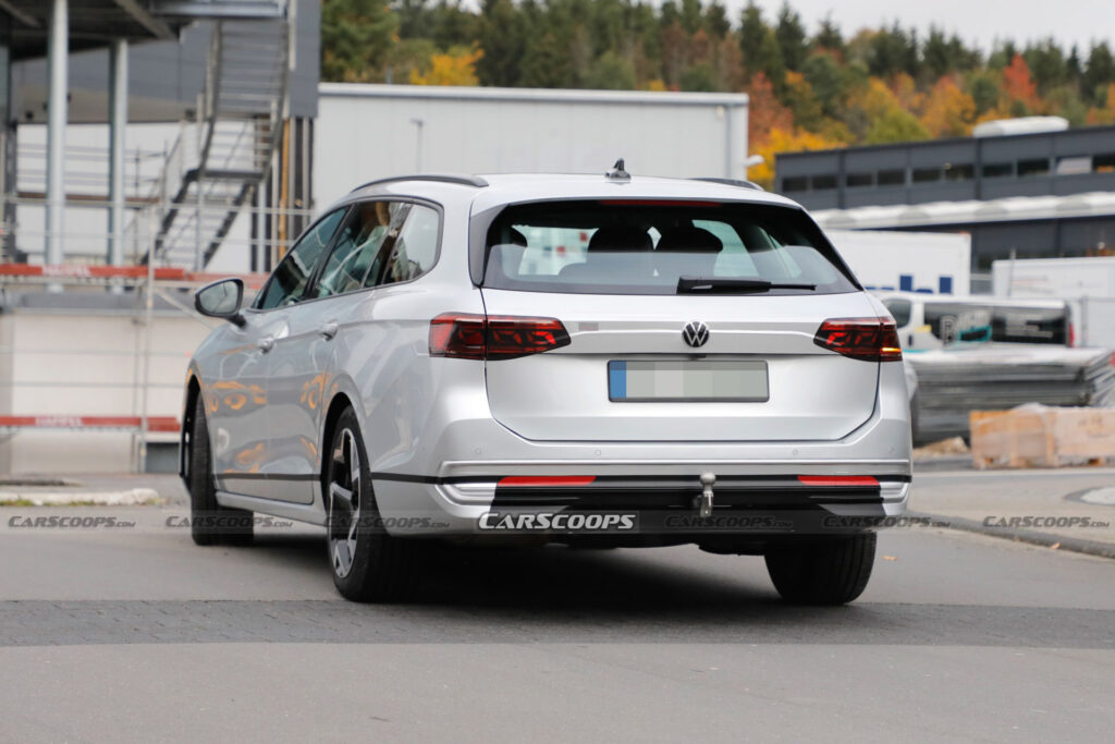 2023 Volkswagen Passat Prototype Hides Sporty Golf Grille Behind Sneaky ...