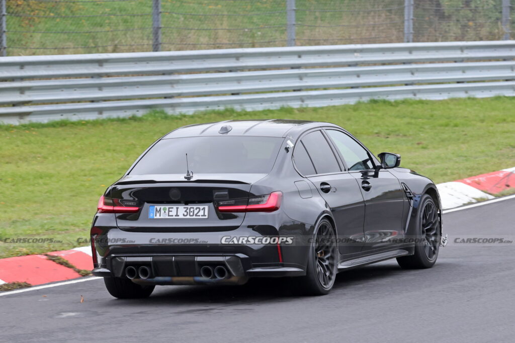 2024 BMW M3 CS Drops More Camo Ahead Of Imminent Debut Carscoops