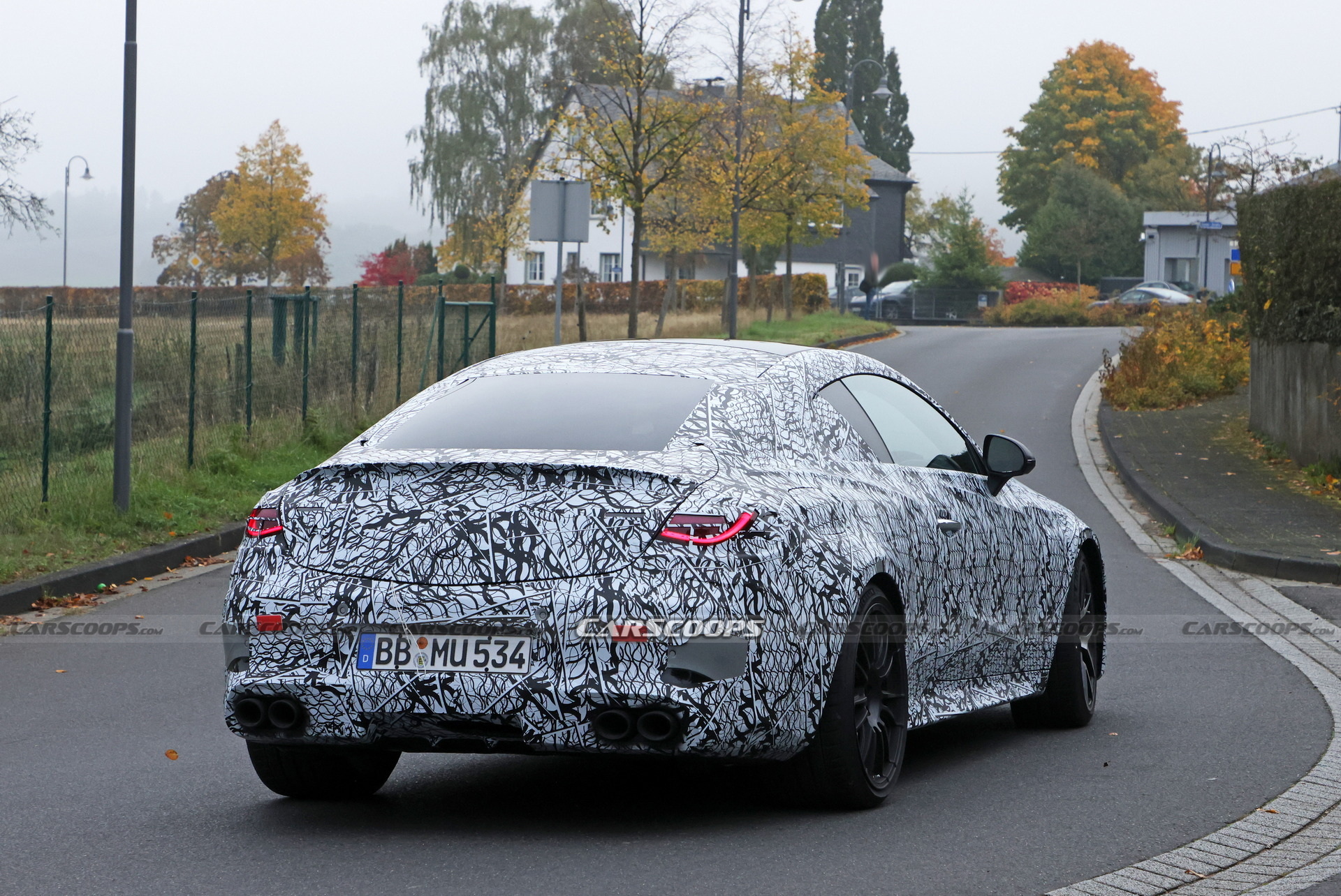 2024 Mercedes-AMG CLE 53 Makes Its Spy Debut As The Mid-Range AMG Coupe ...