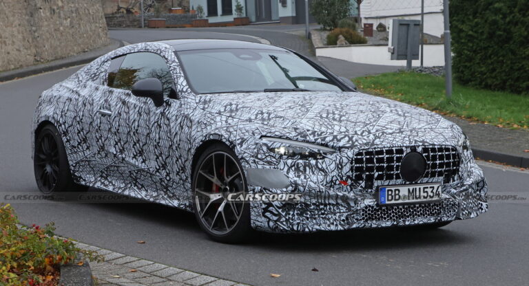 2024 Mercedes-AMG CLE 53 Makes Its Spy Debut As The Mid-Range AMG Coupe ...