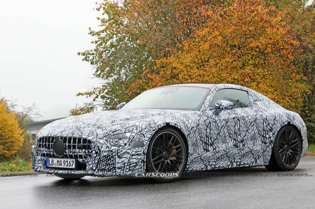 2024 MercedesAMG GT 53 E Performance Spied, Slated To Pack 671 PlugIn