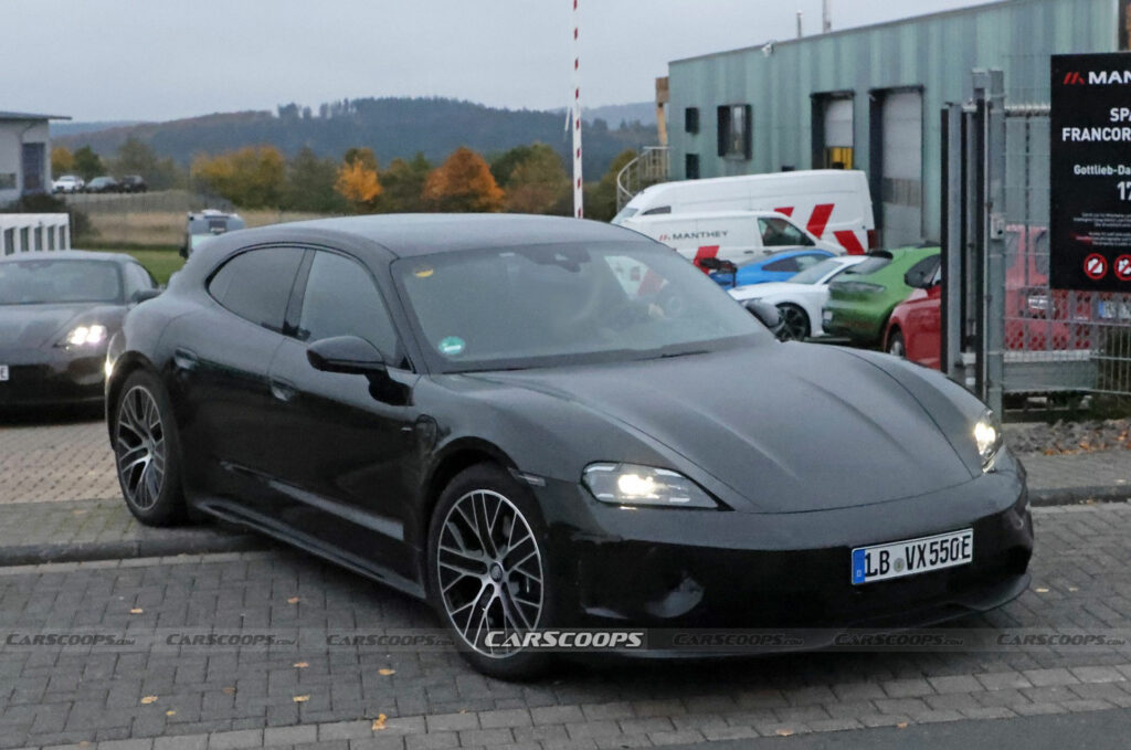 2024 Porsche Taycan And Taycan Sport Turismo Spied, Gives Us Our First ...