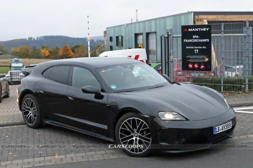 2024 Porsche Taycan And Taycan Sport Turismo Spied, Gives Us Our First ...