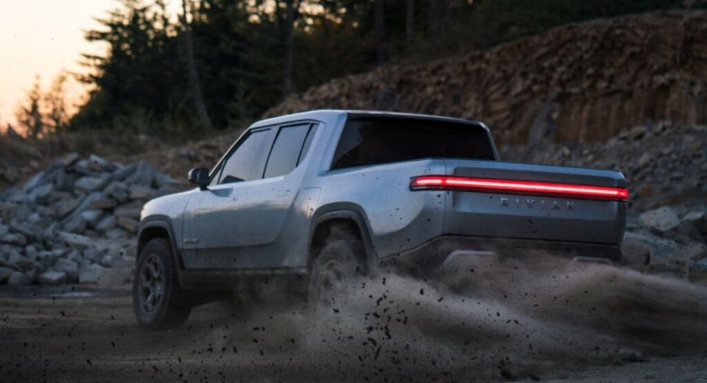  Rivian Removes Powered Tonneau Cover Option On R1T Pickup Truck Indefinitely