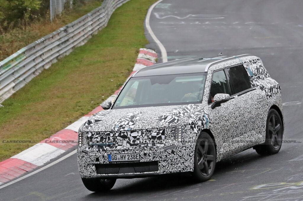 Kia Takes The EV9 Electric 3-Row SUV To The Nurburgring Exposing ...