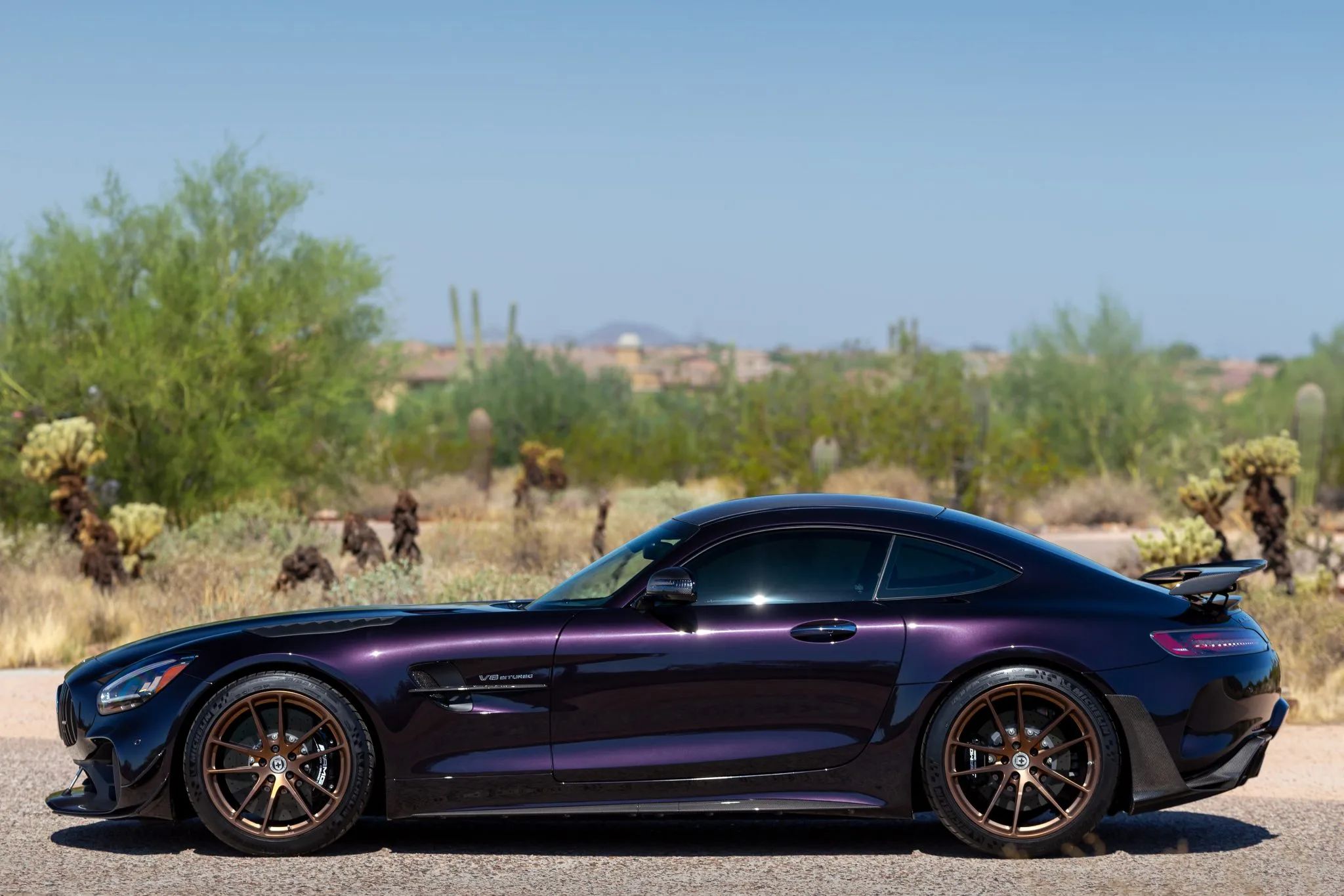 Deep Purple Mercedes-AMG GT R Pro Laden With Carbon Looks Near Perfect ...