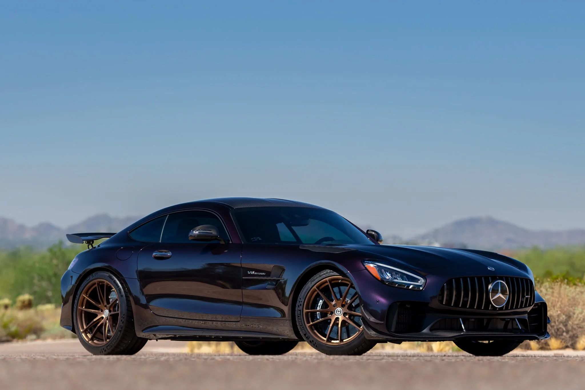 Deep Purple Mercedes-AMG GT R Pro Laden With Carbon Looks Near Perfect ...