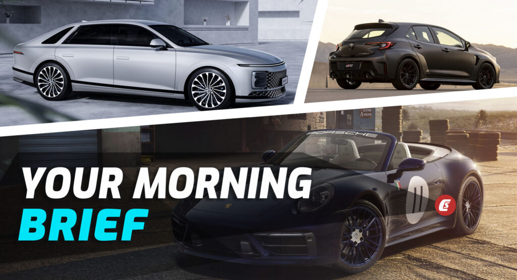  Porsche 911 Carrera Panamericana, Toyota Canada’s GR Corolla MORIZO Applications, And 2023 Hyundai Grandeur: Your Morning Brief