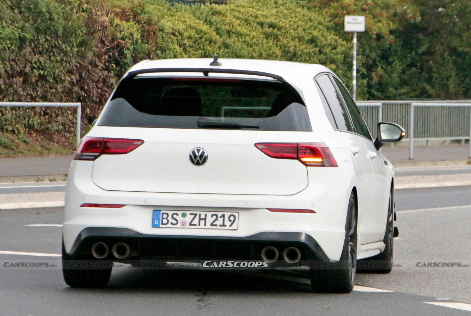 Mysterious VW Golf R Spotted With Canards, Is A High-Performance ...