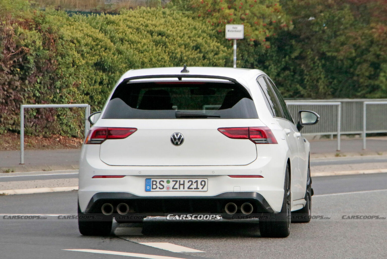 Mysterious VW Golf R Spotted With Canards, Is A High-Performance ...