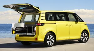 VW ID. Buzz Channels Its Microbus Roots, Gets Its First Camping Box ...