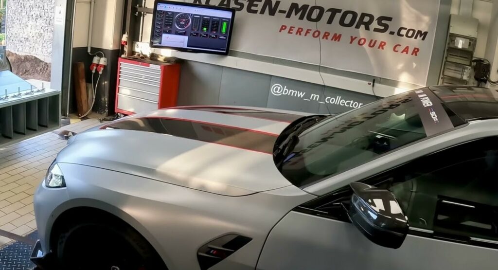  BMW M4 CSL Makes Almost 600 Horsepower On The Dyno